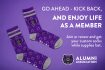 Enjoy alumni socks with membership